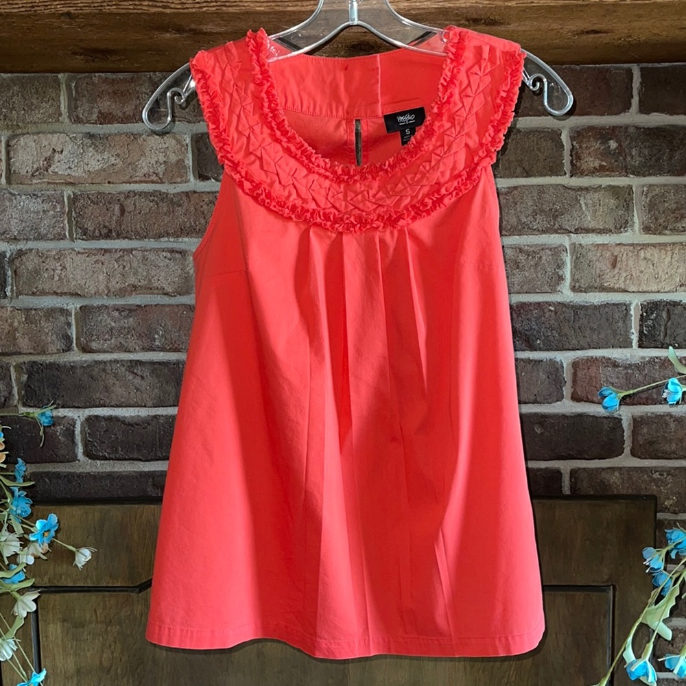 Mossimo Orange Sleeveless Summer Top